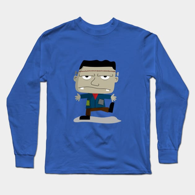 Frankie the monster Long Sleeve T-Shirt by JoanaJuheLaju1